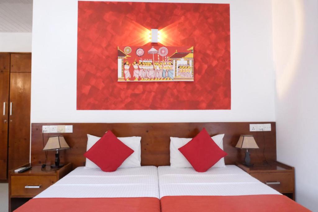 Postel nebo postele na pokoji v ubytování My City Hotel