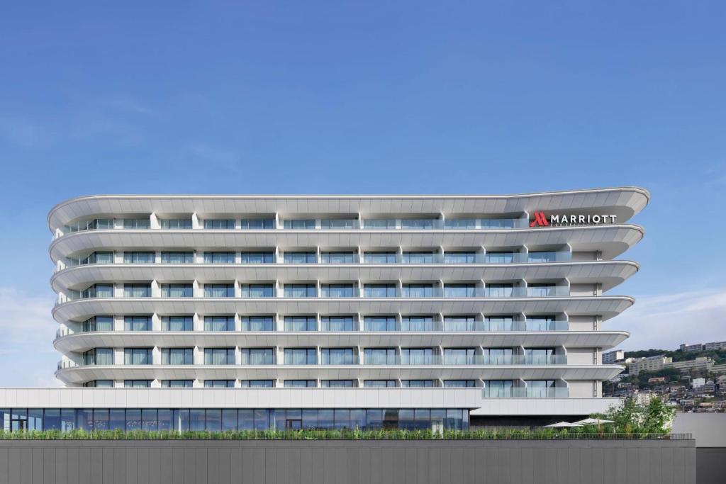 a rendering of a hotel building at Nagasaki Marriott Hotel in Nagasaki