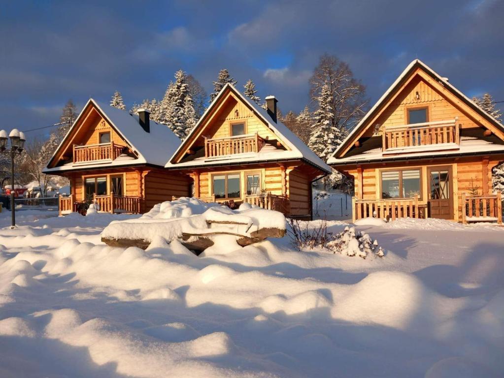 Domki Zielone Skałki om vinteren