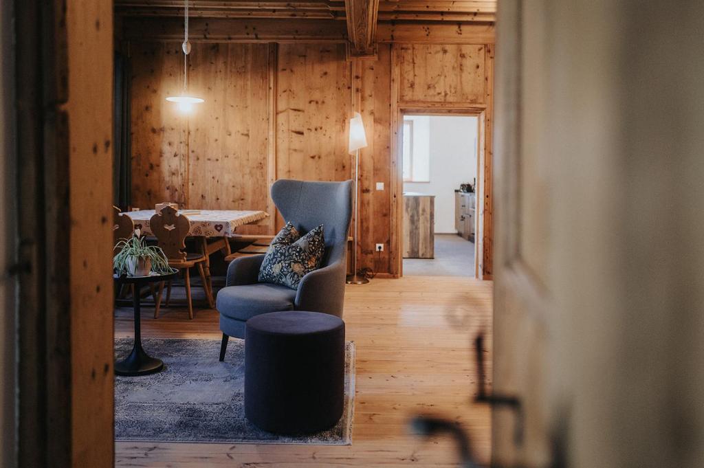 Posezení v ubytování Alpin Chalet Samer