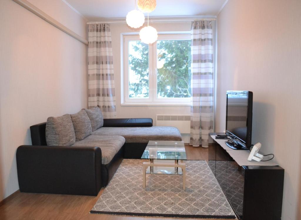 Posezení v ubytování Erra Puiestee Apartment