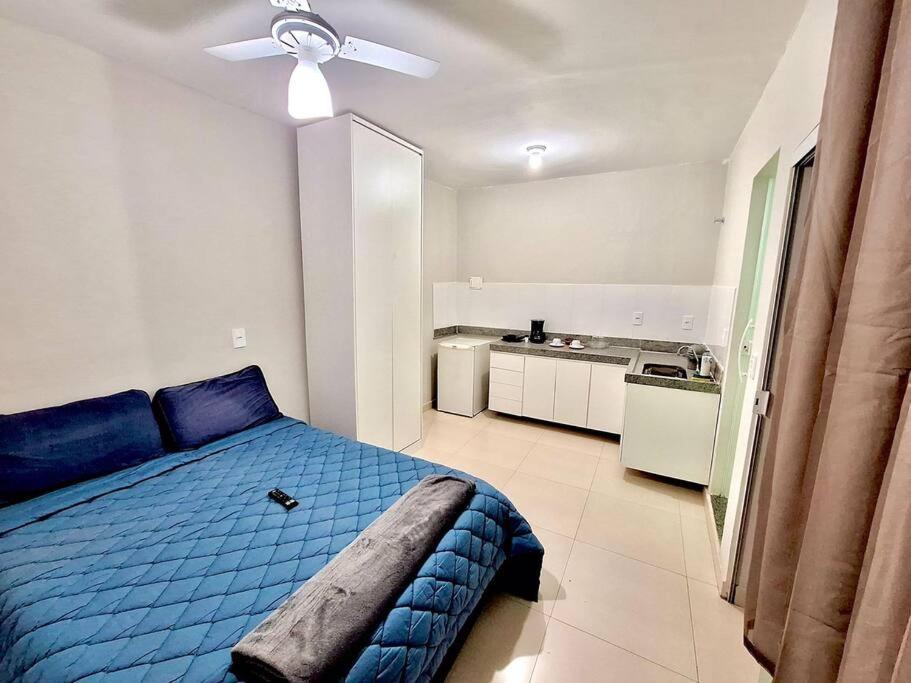 Postel nebo postele na pokoji v ubytování Studio #4 Perola