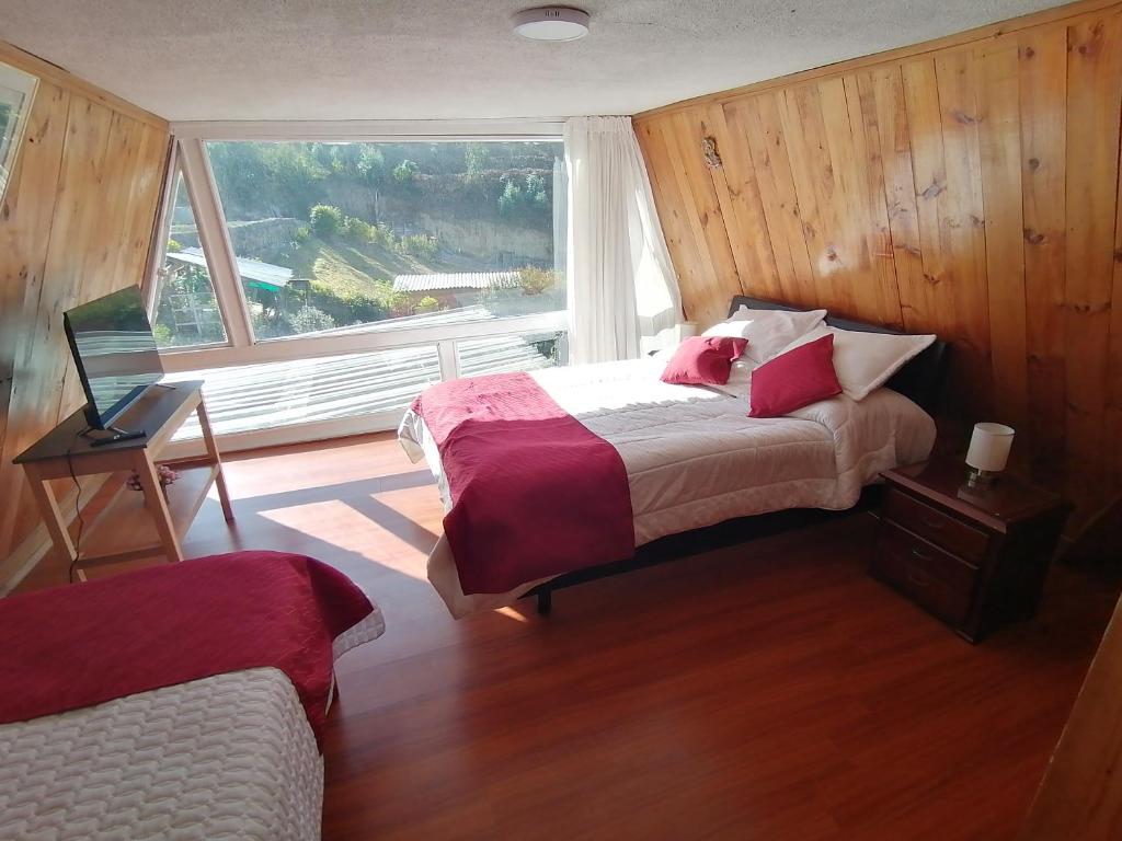 Postel nebo postele na pokoji v ubytování CHALET LOS PINOS
