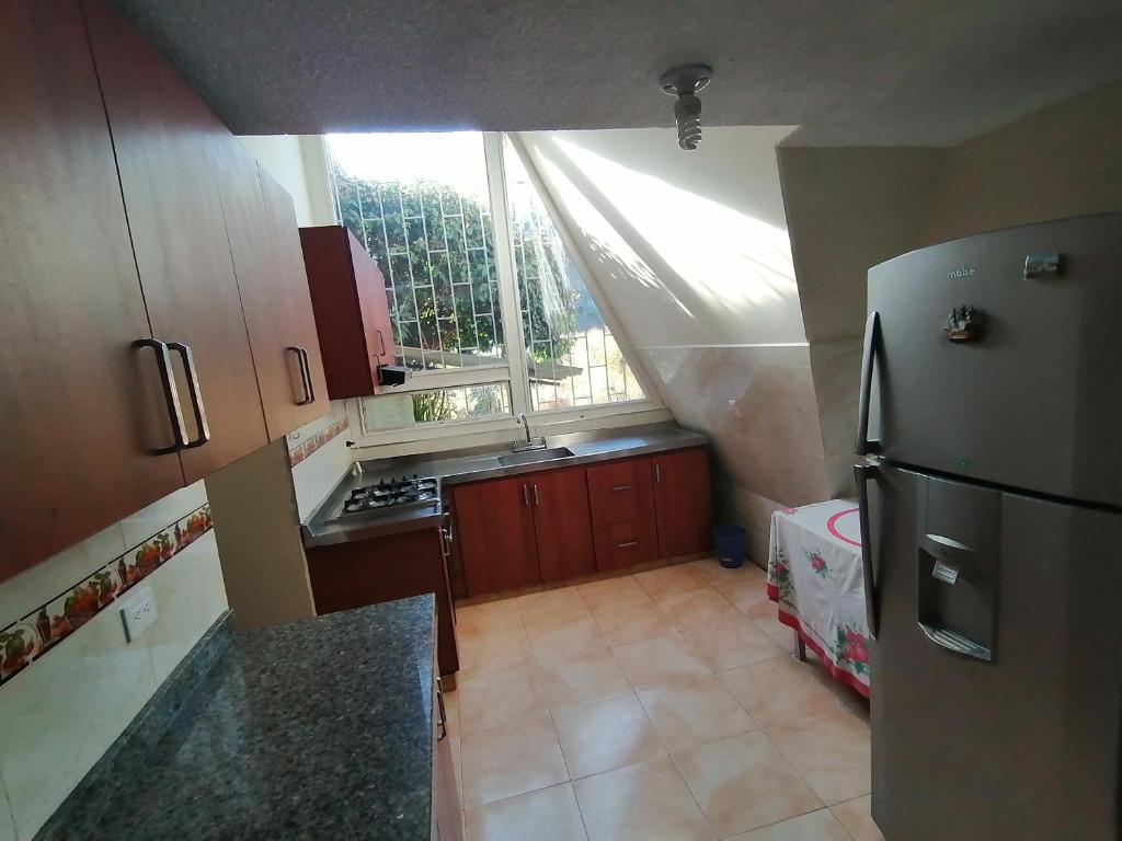Kuchyň nebo kuchyňský kout v ubytování CHALET LOS PINOS