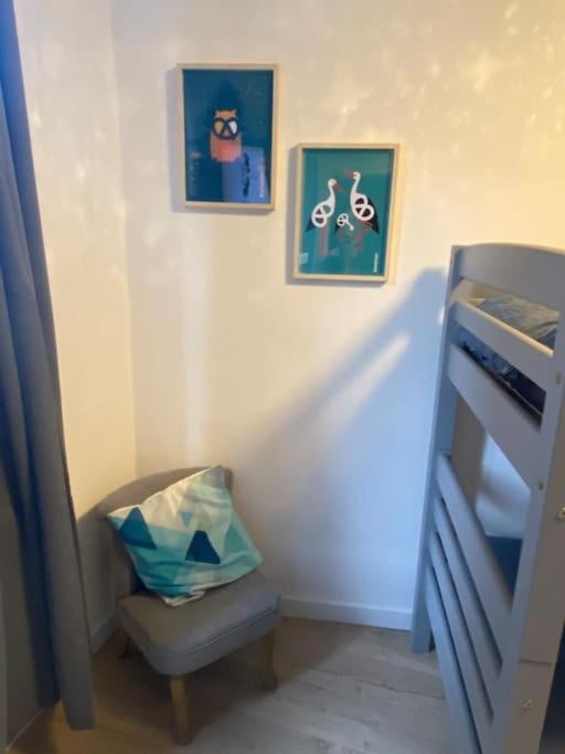 Postel nebo postele na pokoji v ubytování Charmant appartement 4/6 pers.