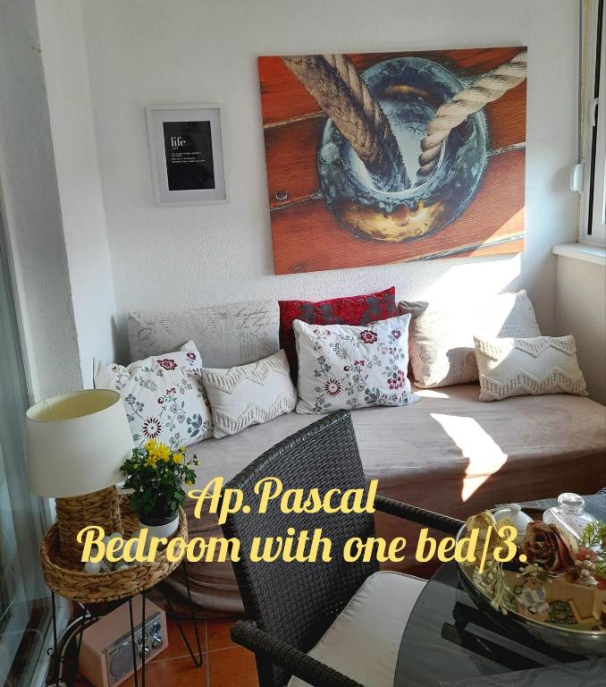 Χώρος καθιστικού στο Apartments Marcus & Pascal
