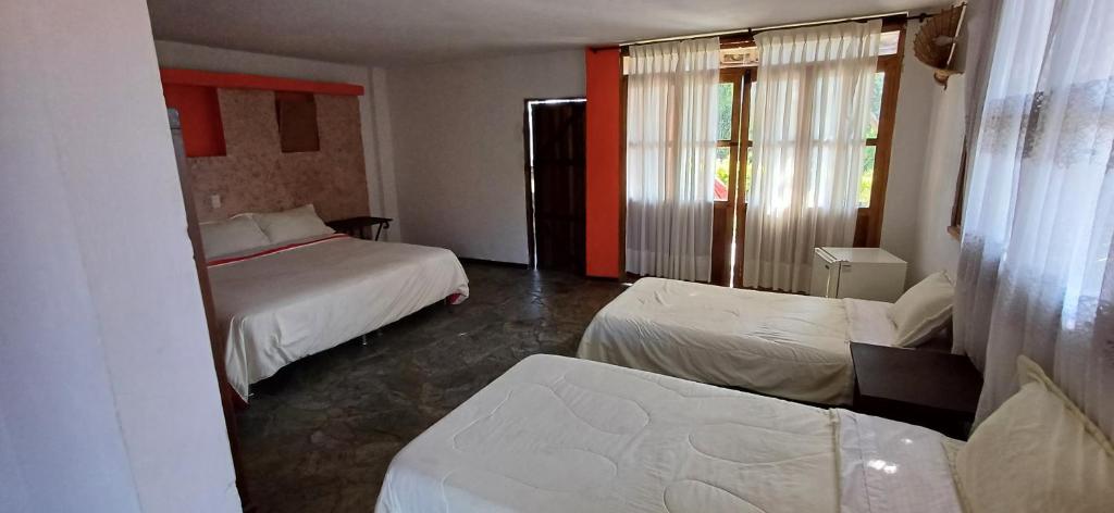Voodi või voodid majutusasutuse finca hotel palmas frente a panaca toas