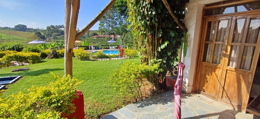 Aed väljaspool majutusasutust finca hotel palmas frente a panaca