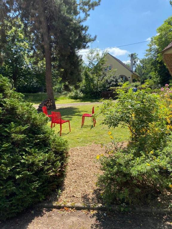 Zahrada ubytování Vaste villa proche golf du Touquet