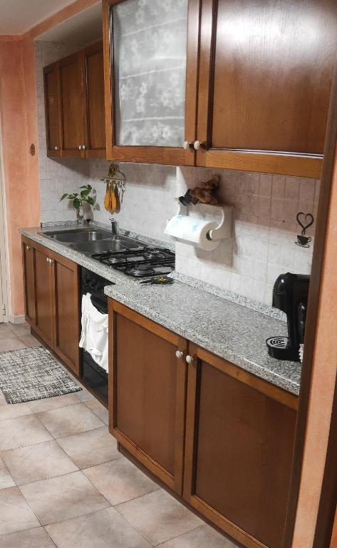 Kuchyň nebo kuchyňský kout v ubytování Casa Alice