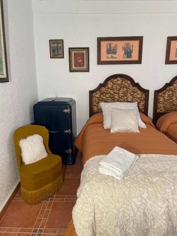 Posteľ alebo postele v izbe v ubytovaní Casa Veva Tradición- Siles-Hasta 6 pers