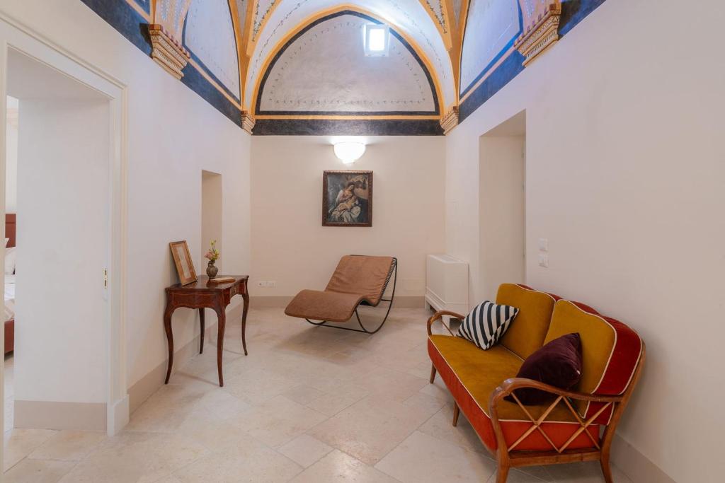 Posezení v ubytování Palazzo Matteo