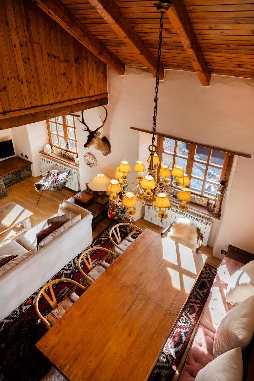 Pleta Ordino 51, Duplex rustico con chimenea, Ordino, zona Vallnord休息區