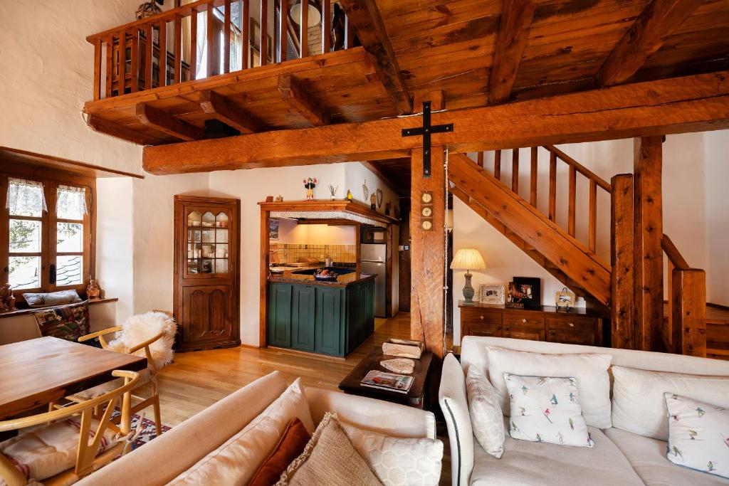 Pleta Ordino 51, Duplex rustico con chimenea, Ordino, zona Vallnord休息區
