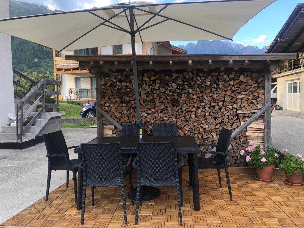 Patio nebo venkovní prostory v ubytování Casa Lucia