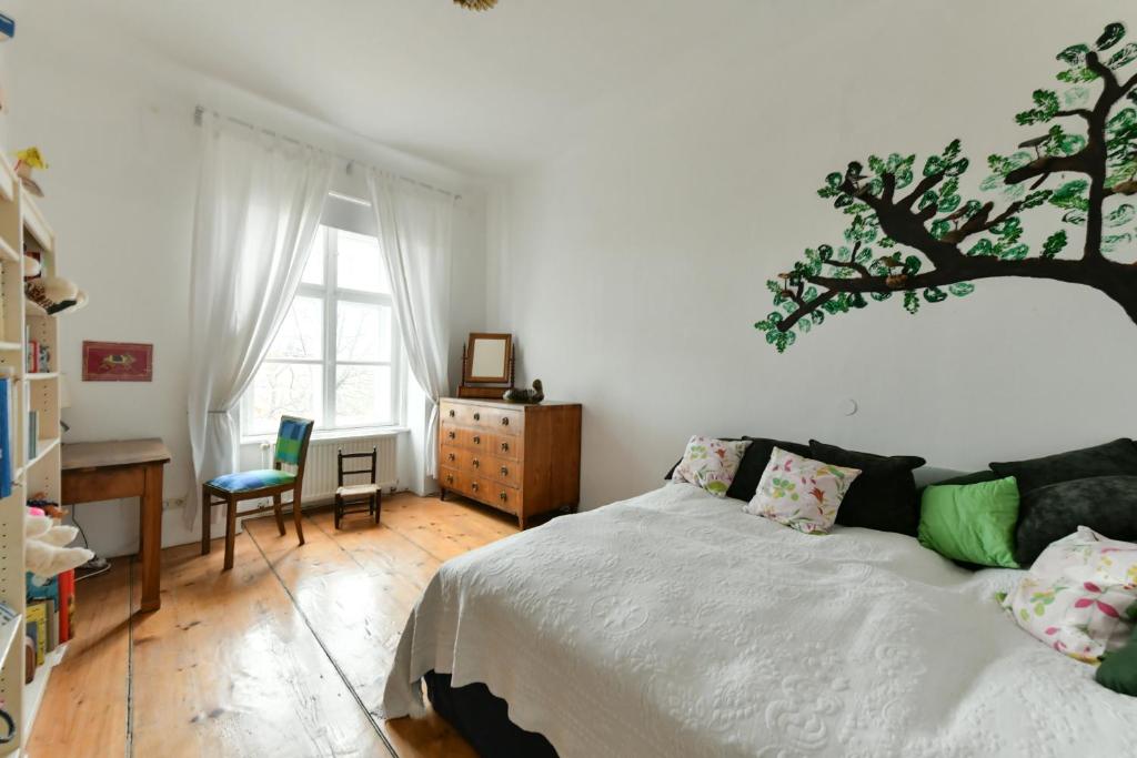 Postel nebo postele na pokoji v ubytování Schloss Hollenburg Aparte Apartments