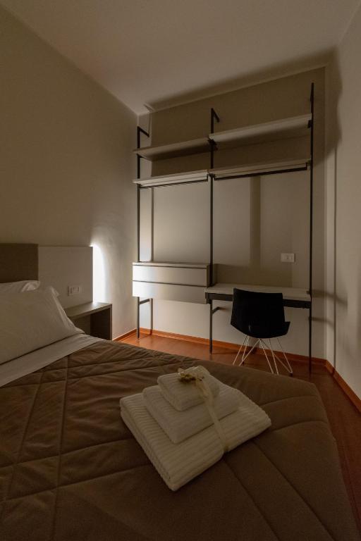 Postel nebo postele na pokoji v ubytování B&B Il Mercantello