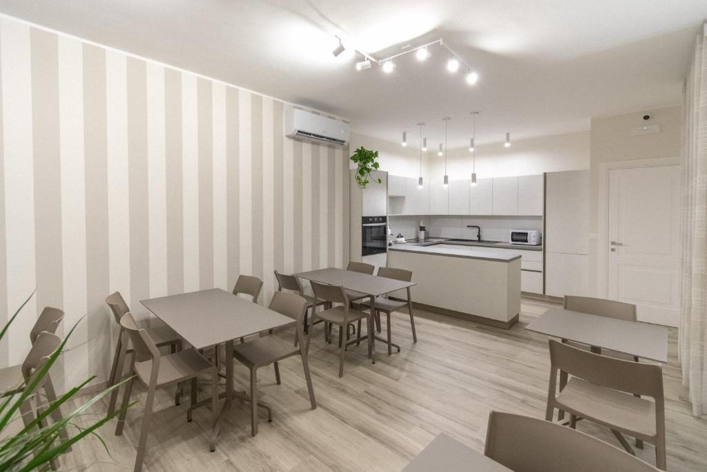 Kuchyň nebo kuchyňský kout v ubytování B&B Il Mercantello