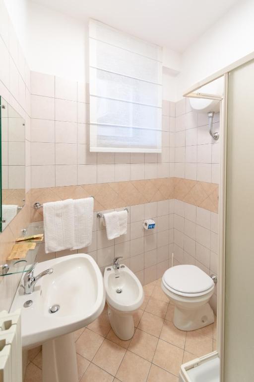 Koupelna v ubytování B&B Il Mercantello