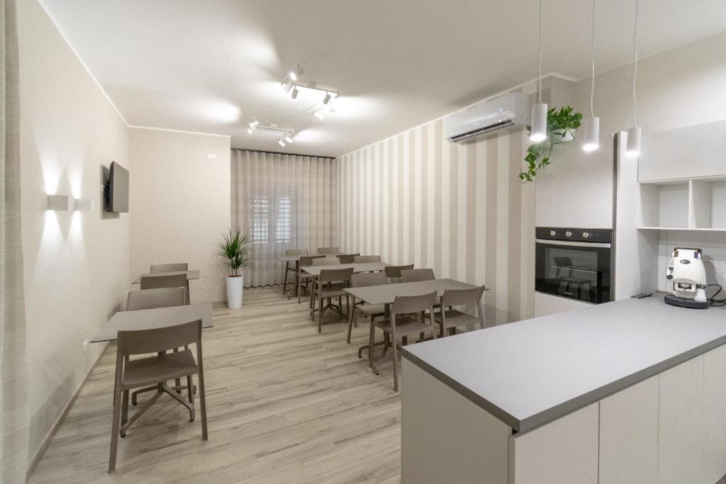 Kuchyň nebo kuchyňský kout v ubytování B&B Il Mercantello