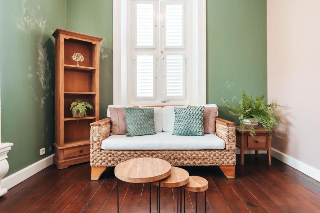 Posezení v ubytování Atelier Skalo Boutique Hotel