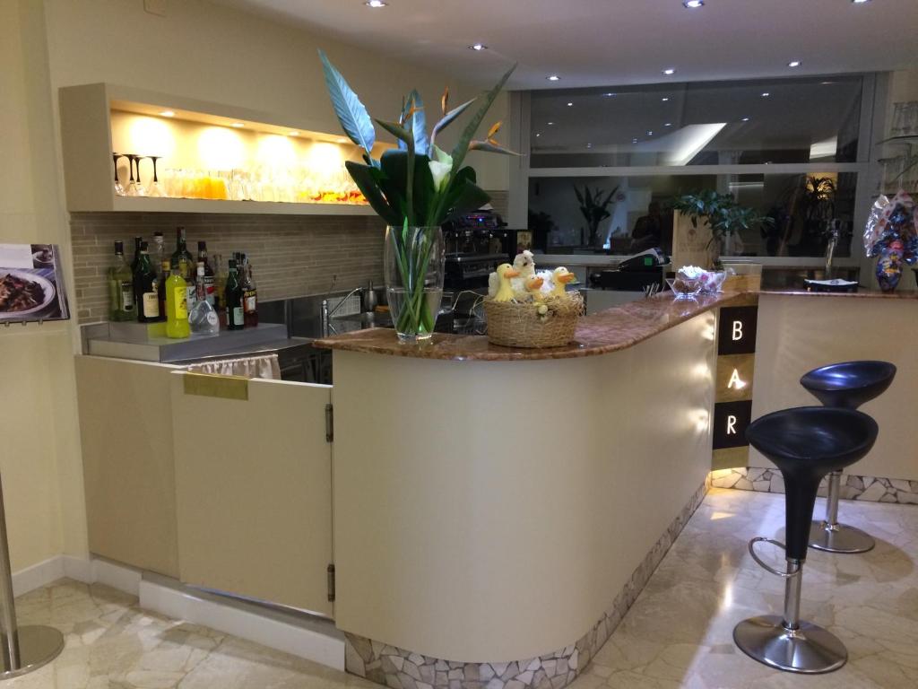 Kuchyň nebo kuchyňský kout v ubytování Hotel Adria sul Mare