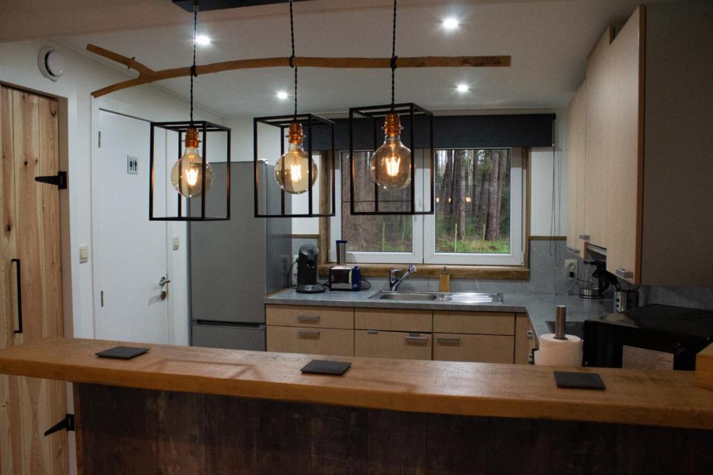 Vakantiewoning 't Bruggeneindje 주방 또는 간이 주방
