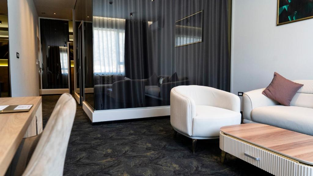 Posezení v ubytování HA Hotel Mostar
