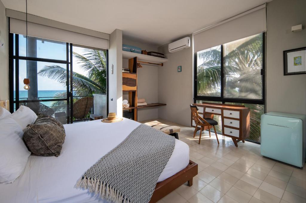 Tropicalito Villa on the Beach - 带有海景的套房