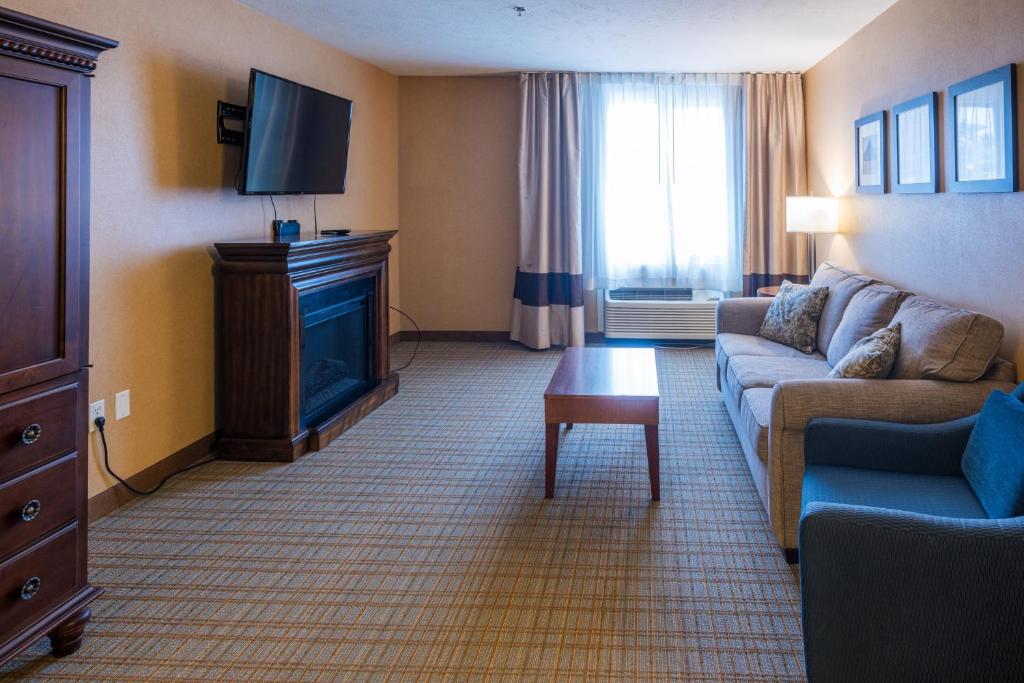 Posezení v ubytování Comfort Inn & Suites
