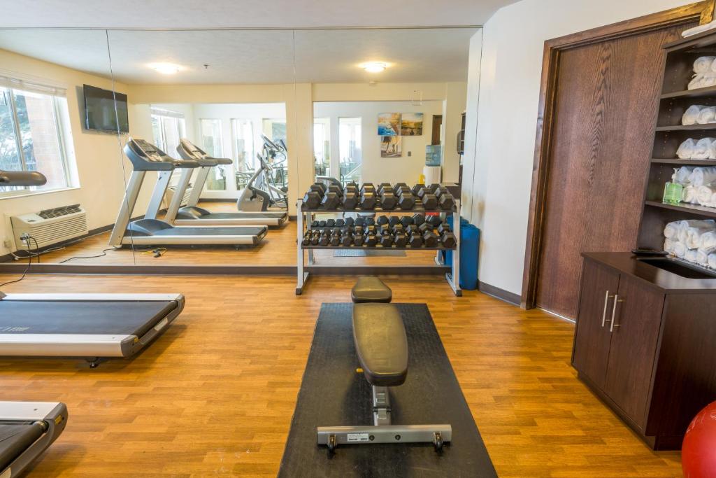 Fitness centrum a/nebo fitness zařízení v ubytování Comfort Inn & Suites
