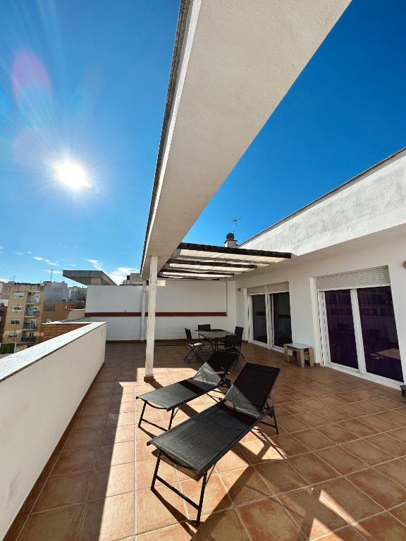 Fotografia z galérie ubytovania Gran terraza al lado de la playa v destinácii Benicarló