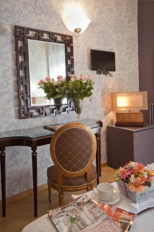 TV a/nebo společenská místnost v ubytování Hotel Europa