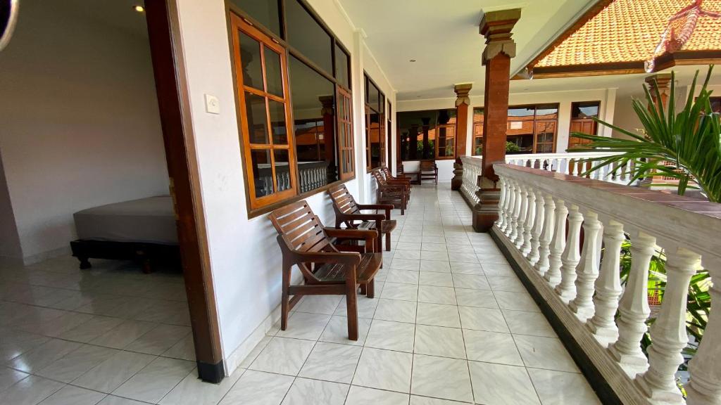Balkón nebo terasa v ubytování Simpang Inn Hotel
