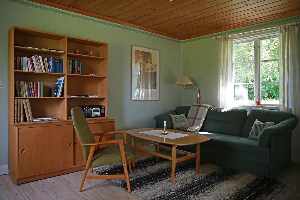 Posezení v ubytování Olsbacka Gård