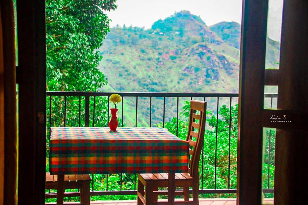 Nespecifikovaný výhled na hory nebo výhled na hory při pohledu z bed and breakfast