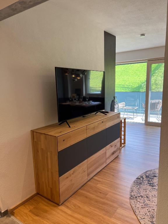 TV a/nebo společenská místnost v ubytování GreenView Appartement