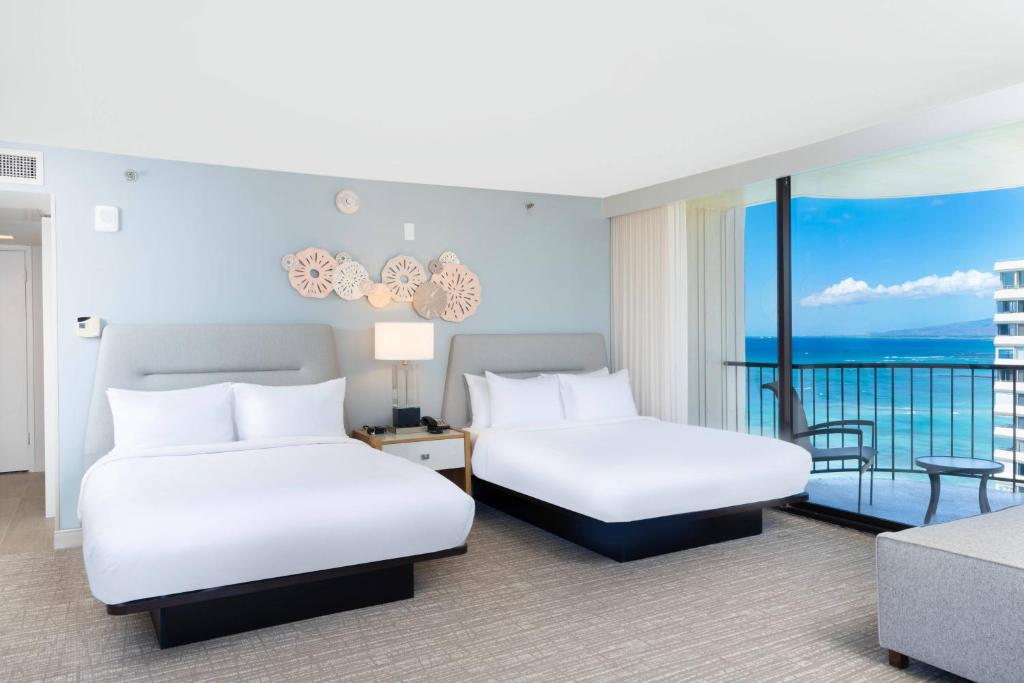 Waikiki Beach Marriott Resort & Spa - Angolo Junior Doppia Suite Con Vista Sull'oceano
