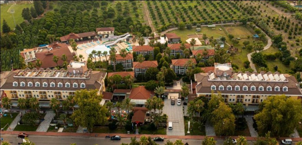 an aerial view of a house with a courtyard at MIR'AMOR GARDEN Resort Hotel-ALL INCLUSIVE in Antalya
