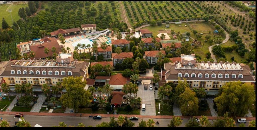 an aerial view of a large house with a courtyard at MIR'AMOR GARDEN Resort Hotel-ALL INCLUSIVE in Antalya