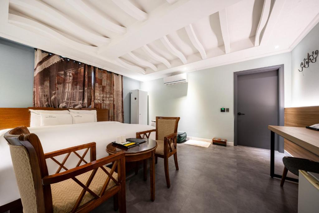 Posezení v ubytování Hotel New Evergreen