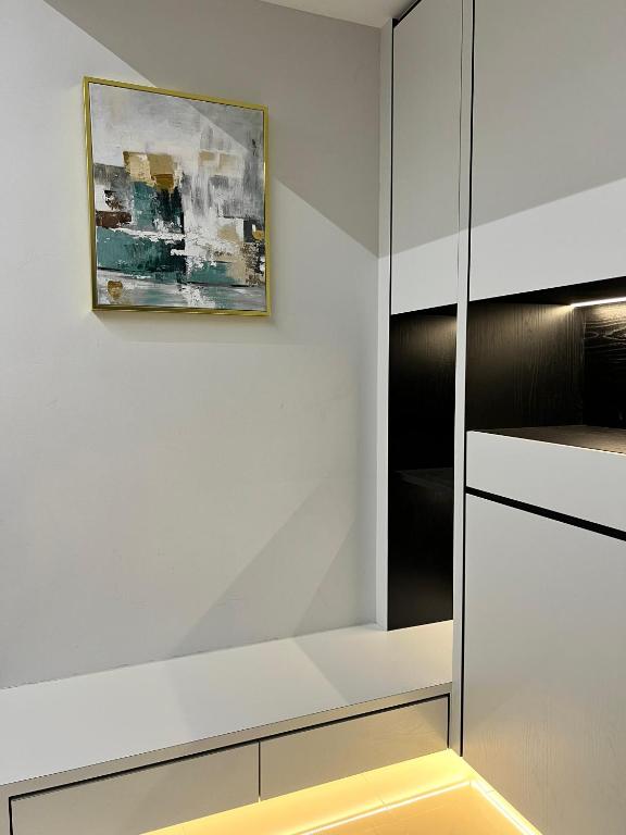 Kuchyň nebo kuchyňský kout v ubytování Luxe J Homestay