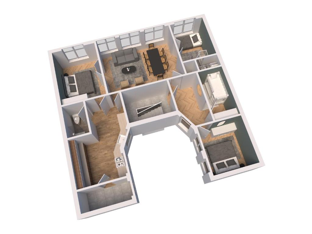 Large Flat with Canal View in Central CPH City - 