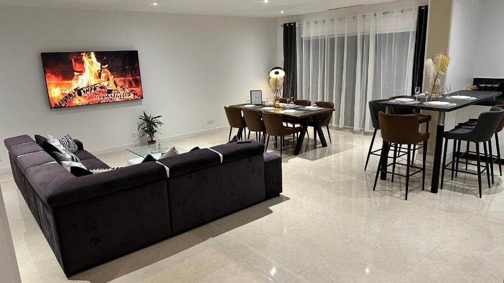 Χώρος καθιστικού στο Comme a la maison 6