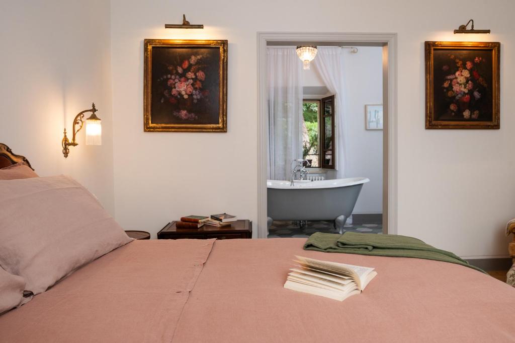 Postel nebo postele na pokoji v ubytování Albergo Le Terme