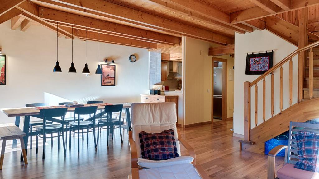 Posezení v ubytování Saplan Real Estate DUPLEX LONGUERA
