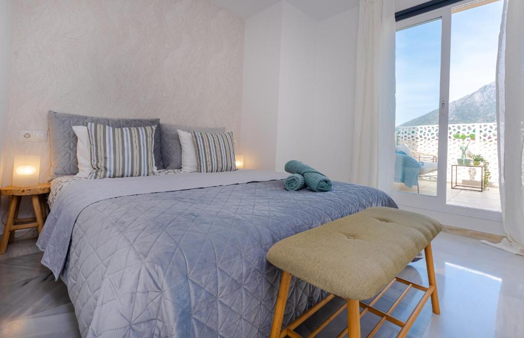 Posteľ alebo postele v izbe v ubytovaní Modern Apartment City Centre Marbella