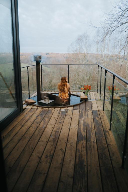 Balkón nebo terasa v ubytování Samadhi Eco Resort