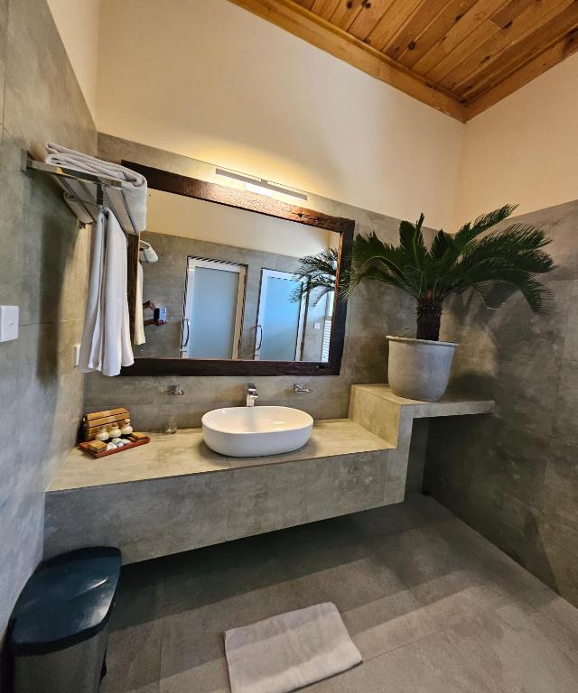 Koupelna v ubytování Tip Top Boutique hotel