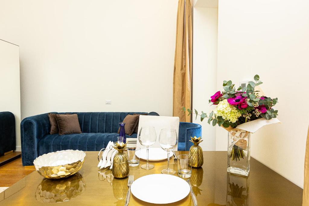Posezení v ubytování Amazing Piazza Venezia Suites